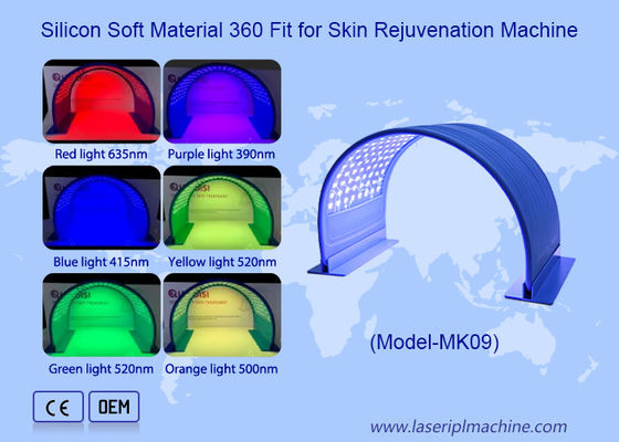 سعر جيد السيليكون 7 لون PDT إزالة التجاعيد العناية بالوجه تبييض الجلد آلة الضوء LED الانترنت