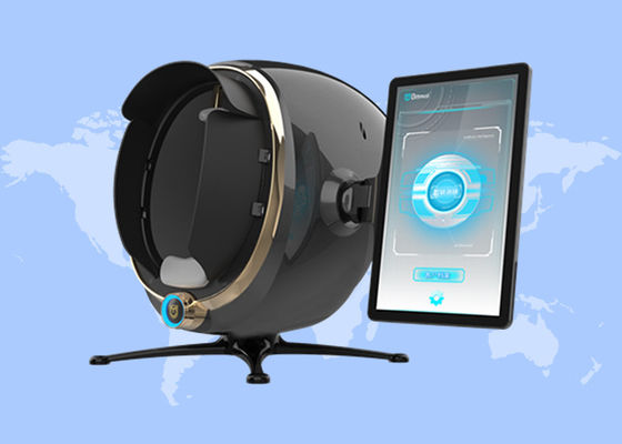 سعر جيد 21.5 بوصة شاشة تشخيص الجلد الاختبار الوجه 3D AI تحليل الجلد آلة الانترنت