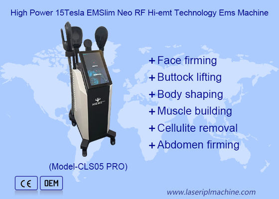 سعر جيد HIEMT 5Handle EmsFace Machine Dual System Body Firming Slimming Machine الانترنت