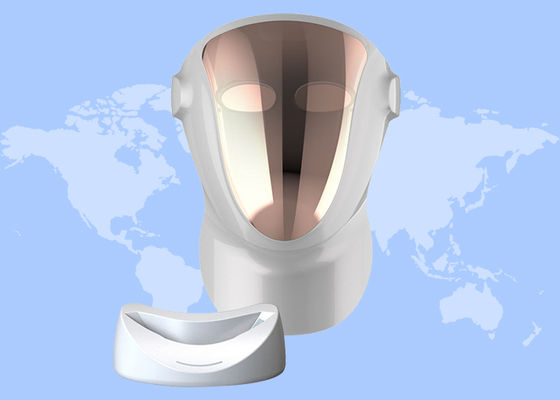 سعر جيد جهاز تجميل الوجه والرقبة بتقنية العلاج بالضوء LED بلون ذهبي وردي عالي الجودة الانترنت