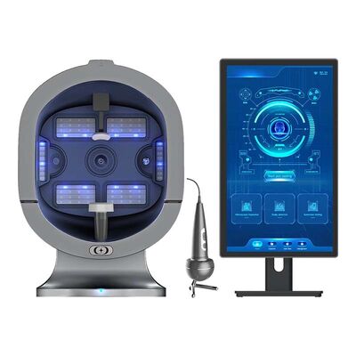 21.5 بوصة 3 كاميرات ماسح فروة الرأس كاشف محلل بشرة الوجه