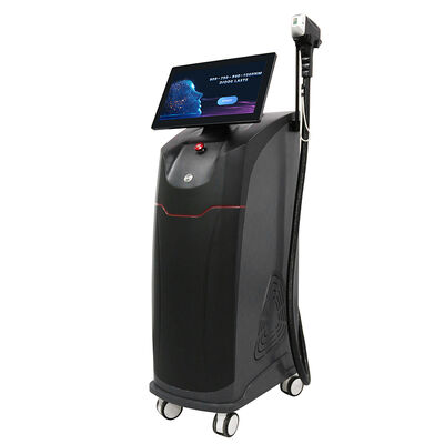 سعر جيد 500W-1600W 4 أطوال موجة لجميع ألوان البشرة 808nm آلة إزالة الشعر بالليزر الانترنت