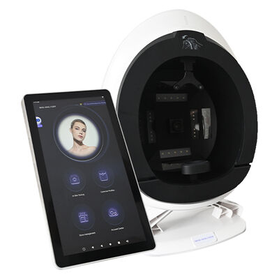 آلة تحليل الجلد ثلاثية الأبعاد المحمولة ماسح الصباغات للتجاعيد للوجه