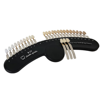 سعر جيد RT27 3D تبييض الأسنان تبييض دليل الظل 27 لون شهادة CE الانترنت