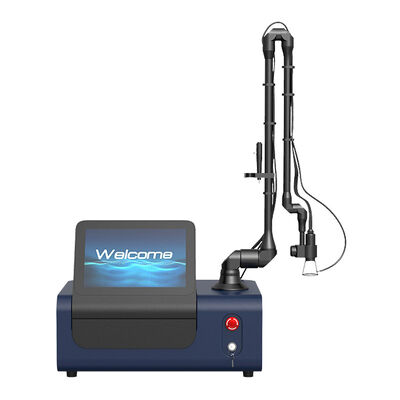 سعر جيد تكنولوجيا تكديس النبضات 4 رؤوس عمل مكافحة الشيخوخة 10600nm آلة ليزر ثاني أكسيد الكربون الانترنت