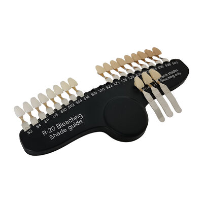 سعر جيد عيادة الأسنان بورسلان 3D دليل الظل للأسنان الوراثية الصفراء الانترنت