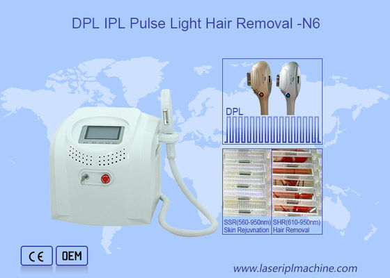 سعر جيد 10ms 50J / Cm2 1000W جهاز إزالة الشعر IPL Beauty الانترنت