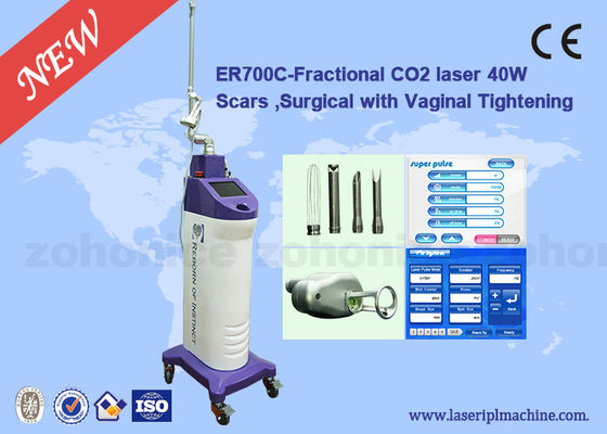 سعر جيد 10600nm Metal Tube RF Fractional Laser Cutter Machine Skin Resurfacing الانترنت