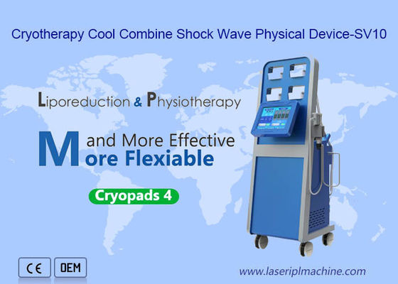 سعر جيد Cryolipolysis Termal Ems Shockwave Machine Pain Relief Beauty 4 وسادات باردة الانترنت