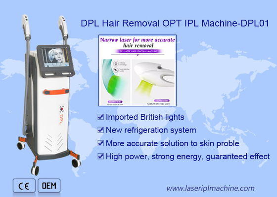 آلة إزالة شعر الجسم بالكامل بمقبض مزدوج DPL