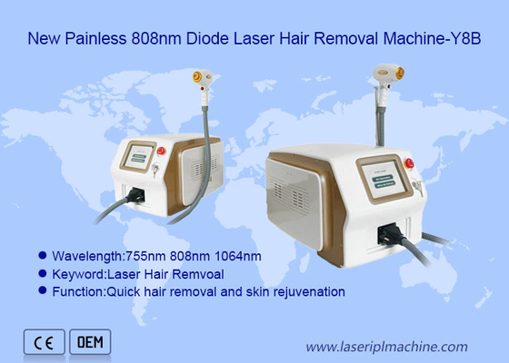 آلة إزالة الشعر بالليزر ديود 808nm الجديدة غير مؤلمة للاستخدام في العيادة